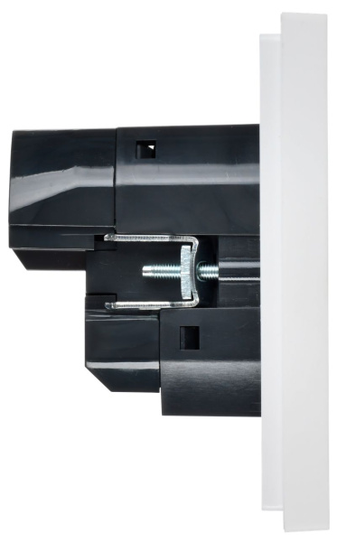 купить Фортепиано белый розетка скрытая 1-мест заземление шторки USB А+А IP20  в Самаре Фортепиано белый розетка скрытая 1-мест заземление шторки USB А+А IP20