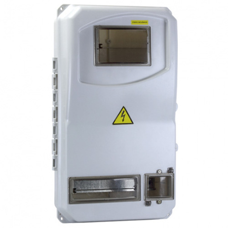 купить Бокс для счетчика 3ф 11мод навесной серый IP55 ЩУРн-П EKF  в Самаре Бокс для счетчика 3ф 11мод навесной серый IP55 ЩУРн-П EKF