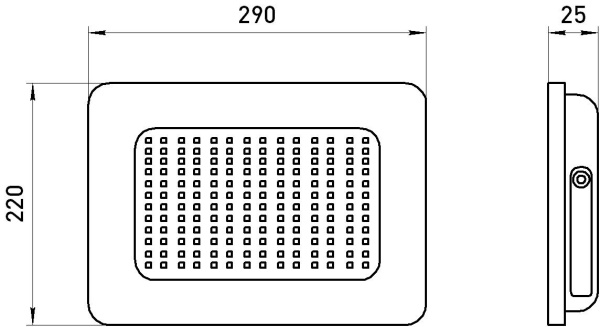 купить Прожектор свд 150Вт 4000К 15000лм черный IP65 120° Стандарт ЭРА в Самаре Прожектор свд 150Вт 4000К 15000лм черный IP65 120° Стандарт ЭРА