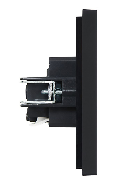 купить Фортепиано черный механизм розетки скрытая 1-мест заземление IP20  в Самаре Фортепиано черный механизм розетки скрытая 1-мест заземление IP20