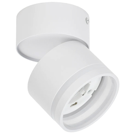 купить Светильник даунлайт 1*15Вт GX53 цилиндр белый накладной поворотный IEK  в Самаре Светильник даунлайт 1*15Вт GX53 цилиндр белый накладной поворотный IEK