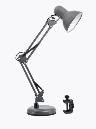 купить Светильник настольный 60Вт E27 антрацит подставка/струбцина Ultra LIGHT в Самаре Светильник настольный 60Вт E27 антрацит подставка/струбцина Ultra LIGHT