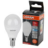 купить Лампа шар свд Е14 10Вт 6500К 800лм P45 матовый Osram LED Value black в Самаре Лампа шар свд Е14 10Вт 6500К 800лм P45 матовый Osram LED Value black