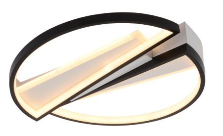 купить Светильник потолочный (люстра) свд 108Вт 3000К-6000К 8100лм черный/белый пульт  в Самаре Светильник потолочный (люстра) свд 108Вт 3000К-6000К 8100лм черный/белый пульт