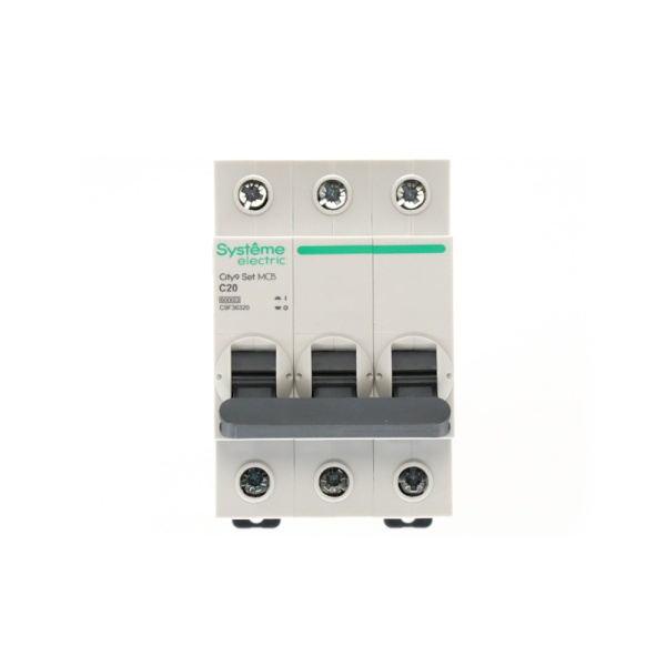 купить Автомат 3Р 20А C 6кА City9 Systeme Electric  в Самаре Автомат 3Р 20А C 6кА City9 Systeme Electric