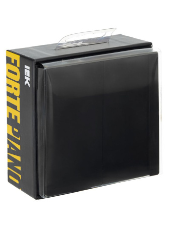 купить Фортепиано черный выключатель 2кл с подсветкой скрытая 10А IP20  в Самаре Фортепиано черный выключатель 2кл с подсветкой скрытая 10А IP20