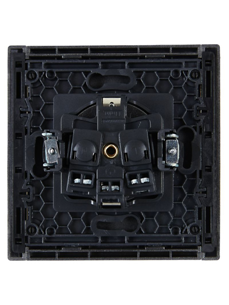 купить Фортепиано сталь розетка скрытая 1-мест заземление IP20  в Самаре Фортепиано сталь розетка скрытая 1-мест заземление IP20