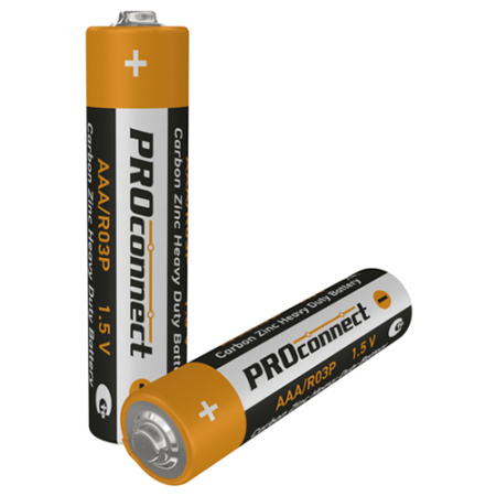 купить Батарейка AAA(мизинчик) солевая штучно PROconnect (продажа кратно 4шт) в Самаре Батарейка AAA(мизинчик) солевая штучно PROconnect (продажа кратно 4шт)