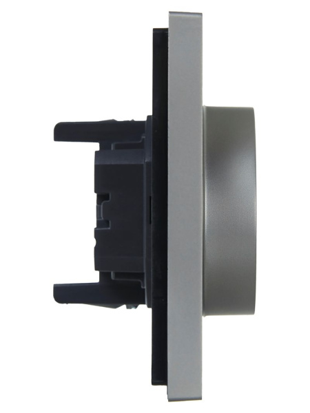 купить Фортепиано сталь розетка скрытая 2-мест заземление шторки быстрозажим. клем. IP20  в Самаре Фортепиано сталь розетка скрытая 2-мест заземление шторки быстрозажим. клем. IP20