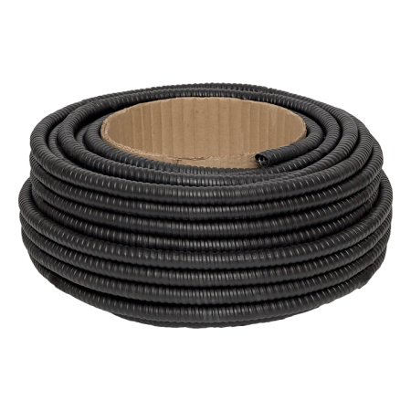 купить Металлорукав 15мм ПВХ IP65 PЗ-ЦП-НГ с протяжкой EKF 50м в Самаре Металлорукав 15мм ПВХ IP65 PЗ-ЦП-НГ с протяжкой EKF 50м