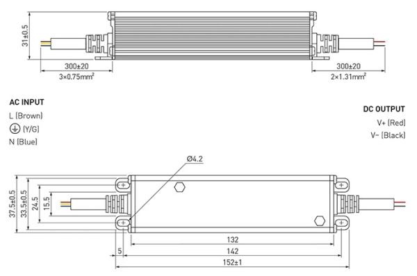 Блок питания 12В 100Вт IP67 Arlight