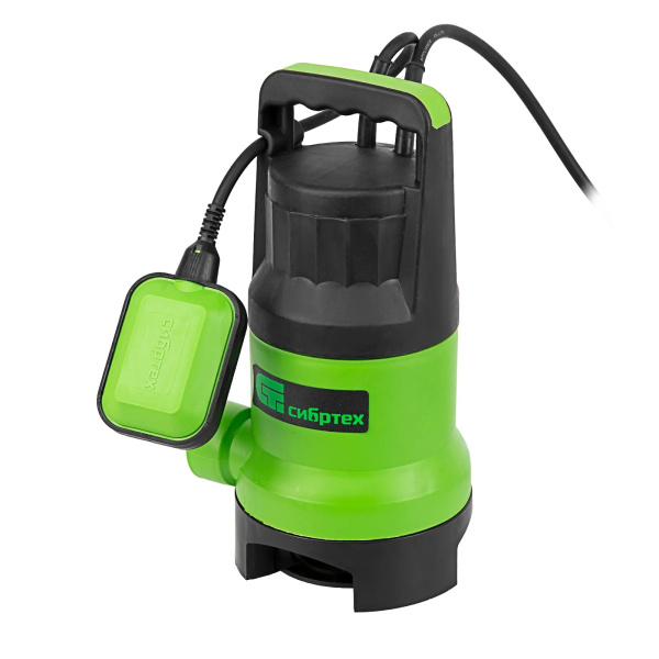 купить Насос дренажный д/грязной воды 450Вт 133л/мин разм.част.до 35мм Сибртех СДН450-35 в Самаре Насос дренажный д/грязной воды 450Вт 133л/мин разм.част.до 35мм Сибртех СДН450-35