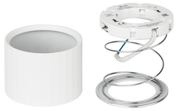 купить Светильник даунлайт 1*12Вт GX53 цилиндр белый накладной ЭРА  в Самаре Светильник даунлайт 1*12Вт GX53 цилиндр белый накладной ЭРА