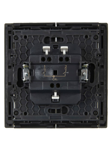 купить Фортепиано серый выключатель 2кл скрытая 10А IP20  в Самаре Фортепиано серый выключатель 2кл скрытая 10А IP20