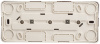 купить Этюд кремовый розетка открытая 3-мест заземление IP20  в Самаре Этюд кремовый розетка открытая 3-мест заземление IP20