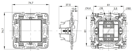купить Сканди арктический белый выключатель проходной 2кл скрытая 10А IP20 в Самаре Сканди арктический белый выключатель проходной 2кл скрытая 10А IP20