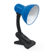 купить Светильник настольный 40Вт E27 синий прищепка  в Самаре Светильник настольный 40Вт E27 синий прищепка