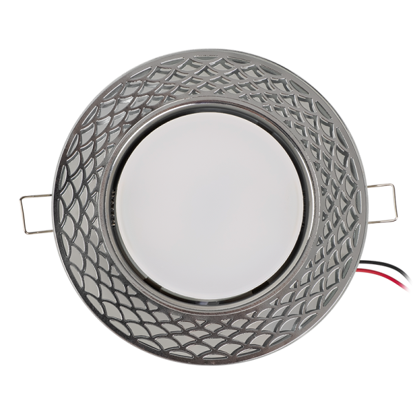 купить Светильник точечный GX53 круг хром/прозрачный встраиваемый подсветка Jazzway декор в Самаре Светильник точечный GX53 круг хром/прозрачный встраиваемый подсветка Jazzway декор