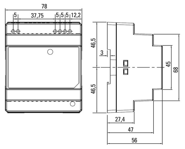 Блок питания 24В DR-30W-24 EKF PROxima Din рейка