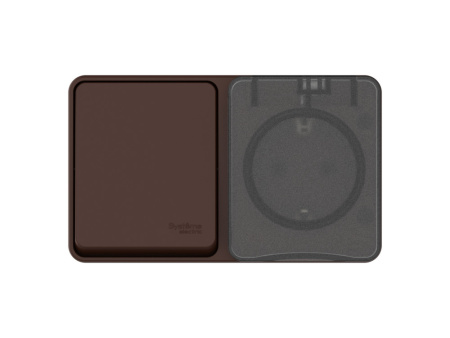 Атлас Профи коричневый блок Р+В1кл открытая горизонтально заземление шторки IP54