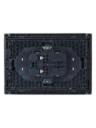купить Фортепиано сталь розетка скрытая 2-мест заземление быстрозажим. клем. IP20  в Самаре Фортепиано сталь розетка скрытая 2-мест заземление быстрозажим. клем. IP20