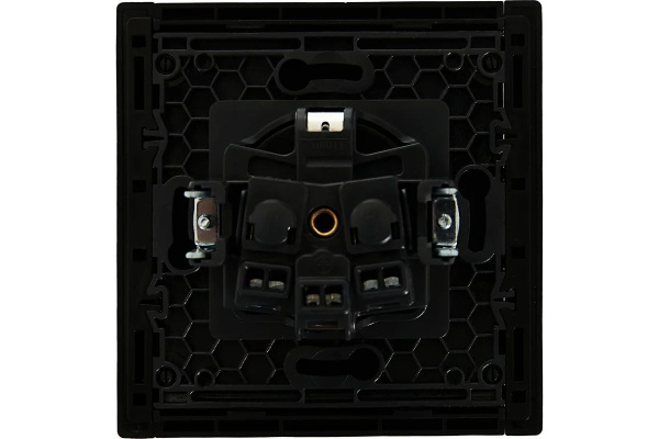 купить Фортепиано черный механизм розетки скрытая 1-мест заземление IP20  в Самаре Фортепиано черный механизм розетки скрытая 1-мест заземление IP20