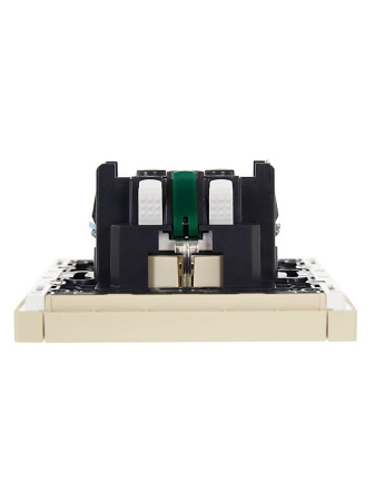 купить Фортепиано ваниль розетка скрытая 1-мест з/к шторки быстрозажим. клем. IP20  в Самаре Фортепиано ваниль розетка скрытая 1-мест з/к шторки быстрозажим. клем. IP20