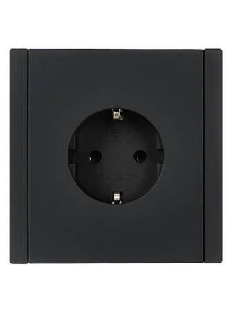 купить Фортепиано черный механизм розетки скрытая 1-мест заземление IP20  в Самаре Фортепиано черный механизм розетки скрытая 1-мест заземление IP20