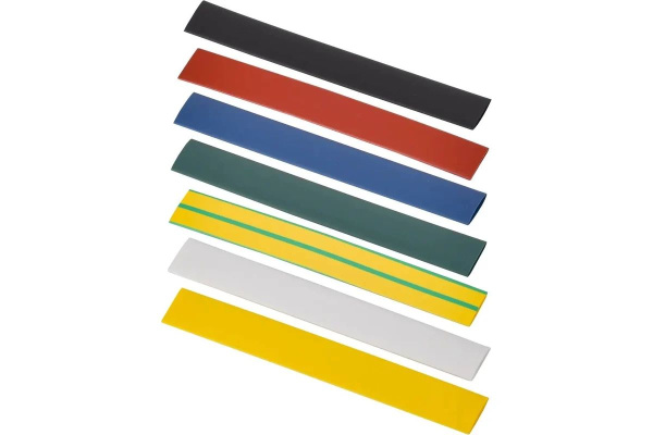 Трубка ТУТ 8/4мм разноцветный 0,1м 21шт набор