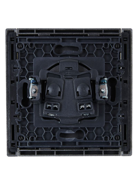 купить Фортепиано сталь розетка скрытая 1-мест шторки IP20 в Самаре Фортепиано сталь розетка скрытая 1-мест шторки IP20