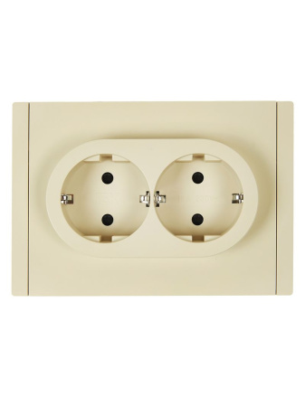 купить Фортепиано ваниль розетка скрытая 2-мест заземление шторки быстрозажим. клем. IP20  в Самаре Фортепиано ваниль розетка скрытая 2-мест заземление шторки быстрозажим. клем. IP20