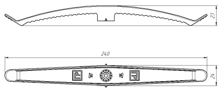 купить Держатель кабеля двусторонний 0-10мм пластик черный ПРОМРУКАВ 20шт/уп в Самаре Держатель кабеля двусторонний 0-10мм пластик черный ПРОМРУКАВ 20шт/уп