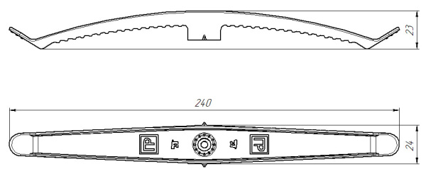 купить Держатель кабеля двусторонний 0-10мм пластик черный ПРОМРУКАВ 20шт/уп в Самаре Держатель кабеля двусторонний 0-10мм пластик черный ПРОМРУКАВ 20шт/уп