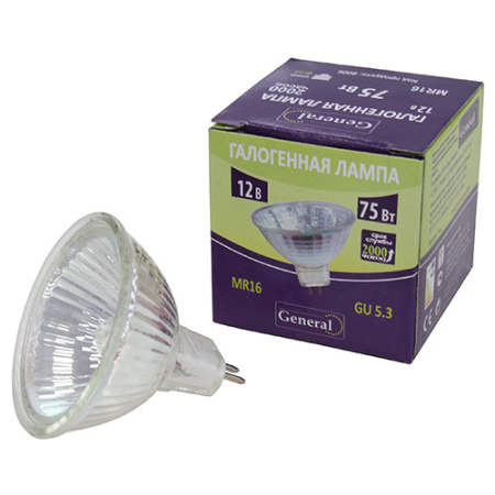 купить Лампа галоген G5.3 75Вт 12В MR16 1050лм  в Самаре Лампа галоген G5.3 75Вт 12В MR16 1050лм