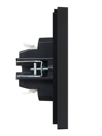 купить Фортепиано черный переключатель 2кл с подсветкой скрытая 10А IP20  в Самаре Фортепиано черный переключатель 2кл с подсветкой скрытая 10А IP20