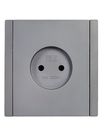 купить Фортепиано сталь розетка скрытая 1-мест шторки IP20 в Самаре Фортепиано сталь розетка скрытая 1-мест шторки IP20