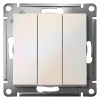 AtlasDesign жемчуг выключатель 3кл скрытая 10А IP20 