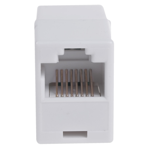купить Переходник RJ45 8(8) Cat5e белый  в Самаре Переходник RJ45 8(8) Cat5e белый