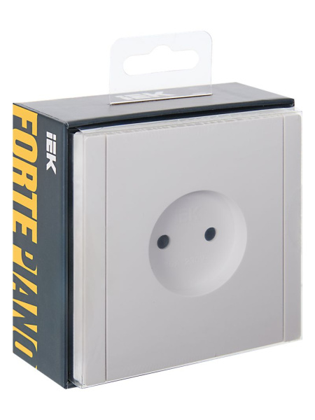 купить Фортепиано белый розетка скрытая 1-мест шторки IP20  в Самаре Фортепиано белый розетка скрытая 1-мест шторки IP20