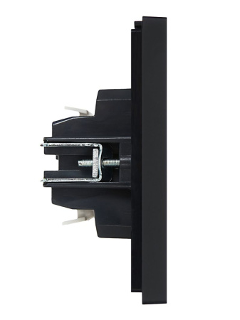 купить Фортепиано черный выключатель 2кл с подсветкой скрытая 10А IP20  в Самаре Фортепиано черный выключатель 2кл с подсветкой скрытая 10А IP20