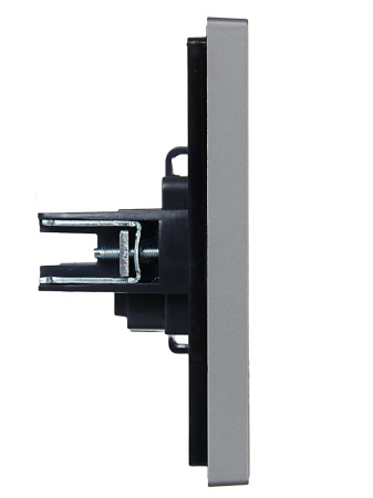 купить Фортепиано сталь розетка скрытая 1-мест шторки IP20 в Самаре Фортепиано сталь розетка скрытая 1-мест шторки IP20