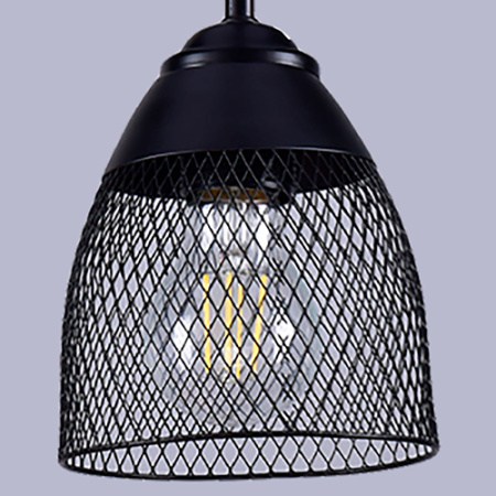 купить Светильник потолочный (люстра) 5*60Вт E27 черный  в Самаре Светильник потолочный (люстра) 5*60Вт E27 черный