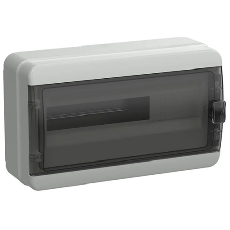 купить Бокс 18мод навесной серый черная прозрачная дверь IP65 КМПн IEK TEKFOR в Самаре Бокс 18мод навесной серый черная прозрачная дверь IP65 КМПн IEK TEKFOR