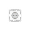 купить Атлас белый розетка скрытая 1-мест заземление шторки быстрозажим. клем. IP20  в Самаре Атлас белый розетка скрытая 1-мест заземление шторки быстрозажим. клем. IP20