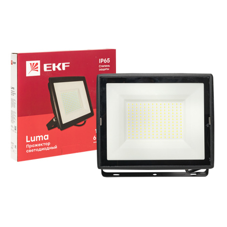 купить Прожектор свд 150Вт 6500К 12000лм черный IP65 110° Luma EKF  в Самаре Прожектор свд 150Вт 6500К 12000лм черный IP65 110° Luma EKF