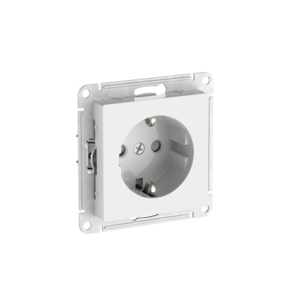 купить Атлас белый механизм розетки скрытая 1-мест заземление шторки быстрозажим. клем. IP20  в Самаре Атлас белый механизм розетки скрытая 1-мест заземление шторки быстрозажим. клем. IP20