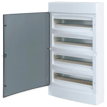 купить Бокс 72мод навесной белый прозрачная дверь IP40 PROxima EKF Unix в Самаре Бокс 72мод навесной белый прозрачная дверь IP40 PROxima EKF Unix