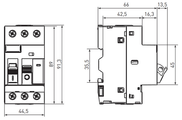 купить Автомат защиты двигателя 4-6,3А АПД-32 EKF PROxima в Самаре Автомат защиты двигателя 4-6,3А АПД-32 EKF PROxima