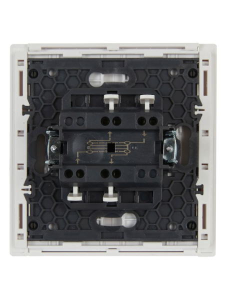 купить Фортепиано белый переключатель перекрестный 1кл скрытая 10А IP20  в Самаре Фортепиано белый переключатель перекрестный 1кл скрытая 10А IP20