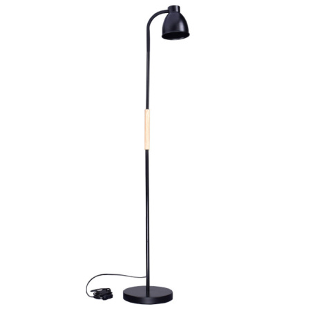 Торшер 1*60Вт E27 черный металл